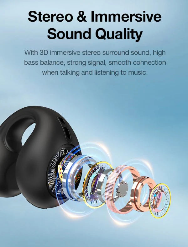 Bone Conduction Headphones – Wireless, Waterproof & Sports Ready