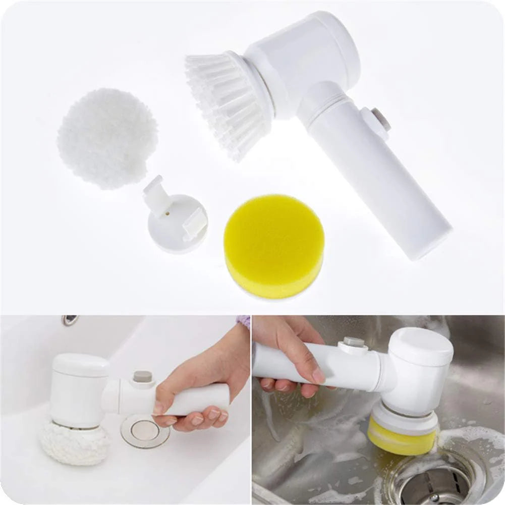 Cleaning Magic Electric Brush 5-in-1 Rechargeable Scrubber
