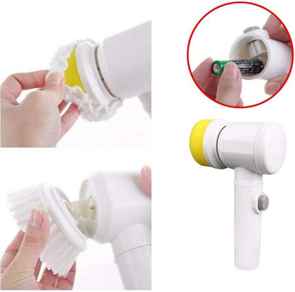 Cleaning Magic Electric Brush 5-in-1 Rechargeable Scrubber