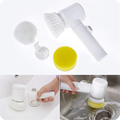 Cleaning Magic Electric Brush 5-in-1 Rechargeable Scrubber
